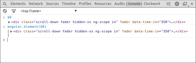 Chrome Dev Tools: currently inspected element